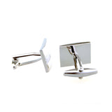 Plain Colour Metal Cufflinks