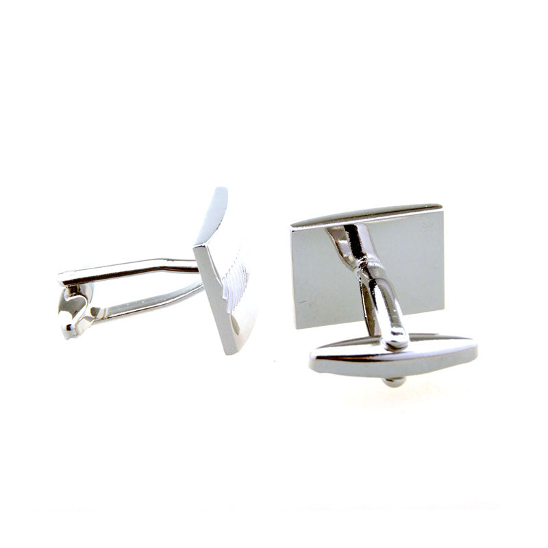 Plain Colour Metal Cufflinks