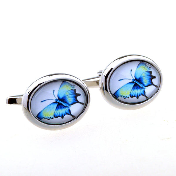 Cateye Glass Cufflinks