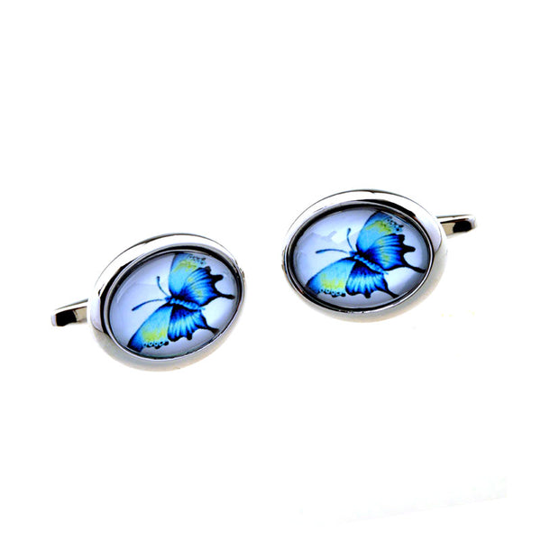 Cateye Glass Cufflinks