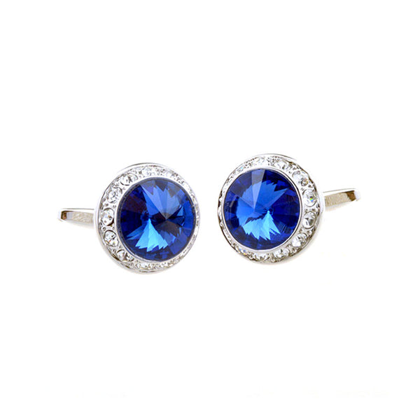Crystal Zircon Cufflinks