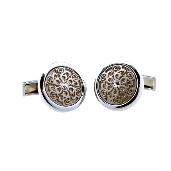 Plain Colour Metal Cufflinks