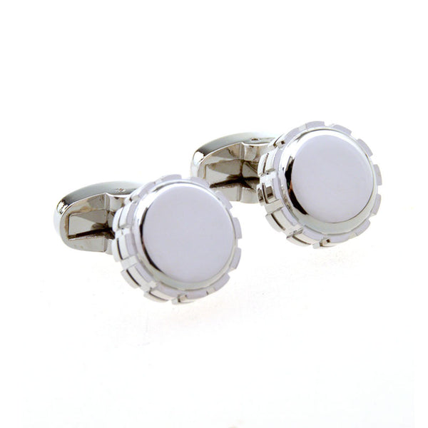 Plain Colour Metal Cufflinks