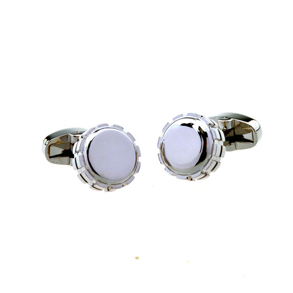 Plain Colour Metal Cufflinks