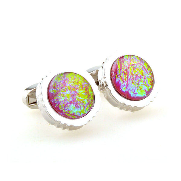 Cateye Glass Cufflinks