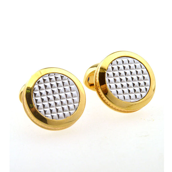 Plain Colour Metal Cufflinks