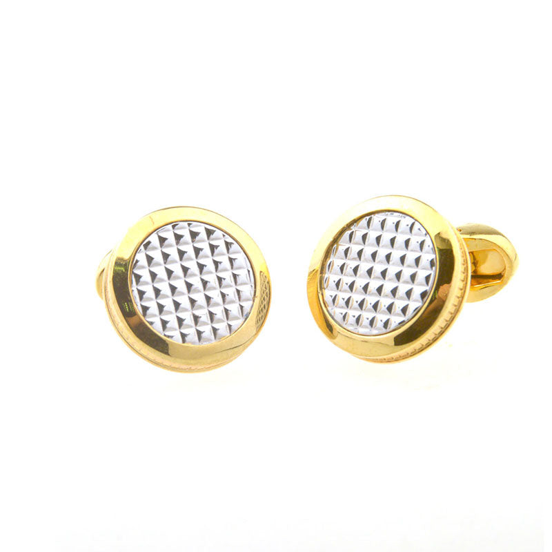 Plain Colour Metal Cufflinks