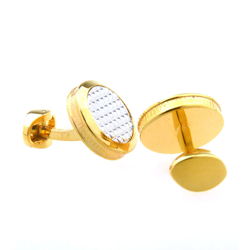 Plain Colour Metal Cufflinks