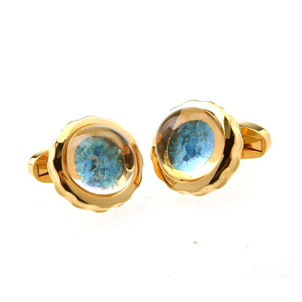 Cateye Glass Cufflinks