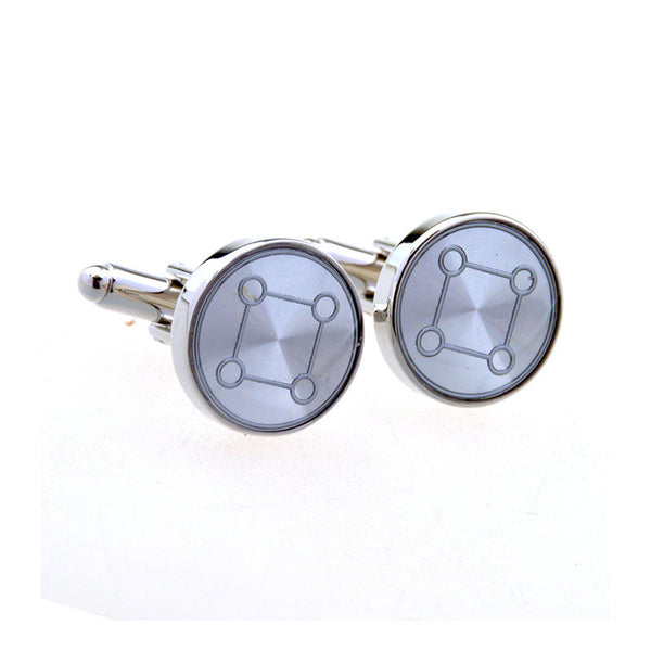 Plain Colour Metal Cufflinks