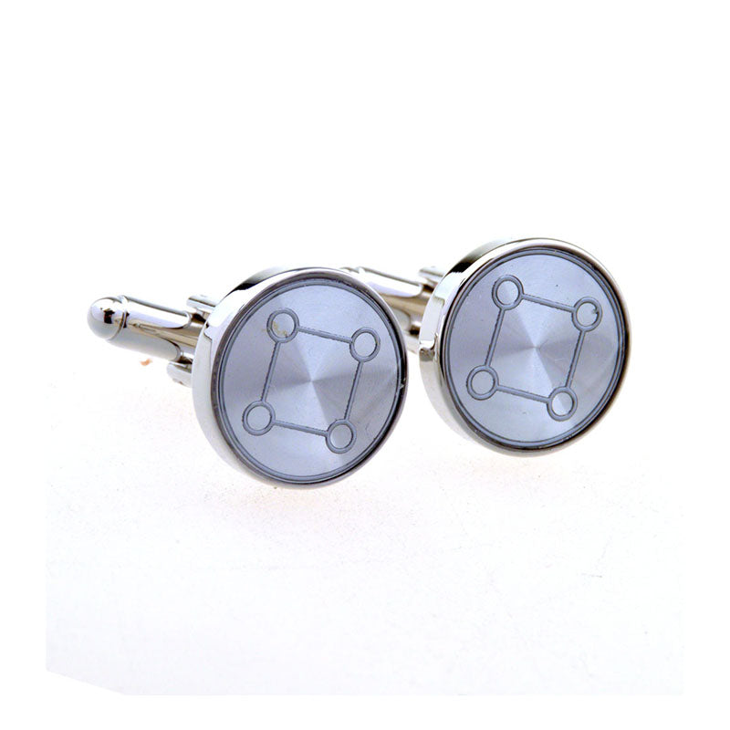 Plain Colour Metal Cufflinks