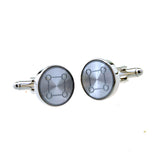 Plain Colour Metal Cufflinks
