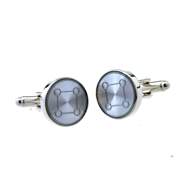 Plain Colour Metal Cufflinks