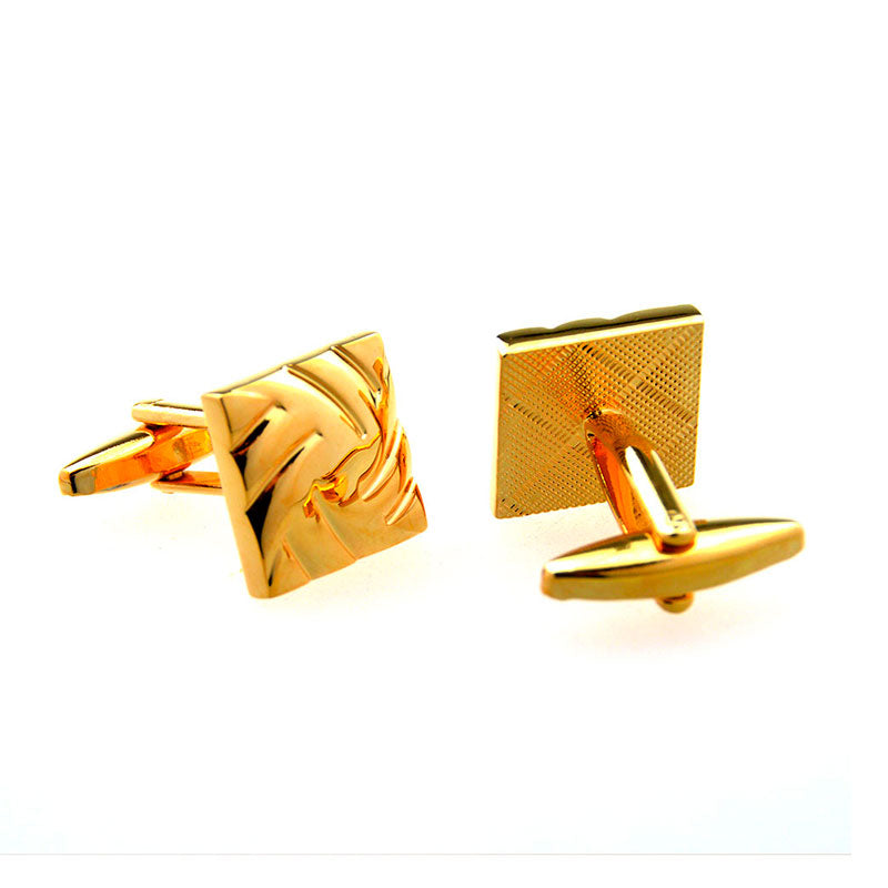Plain Colour Metal Cufflinks