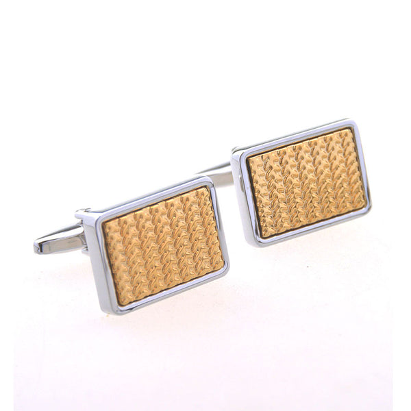 Plain Colour Metal Cufflinks
