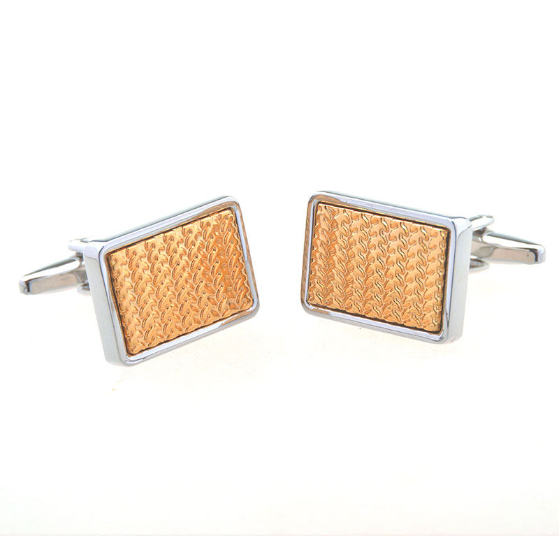 Plain Colour Metal Cufflinks