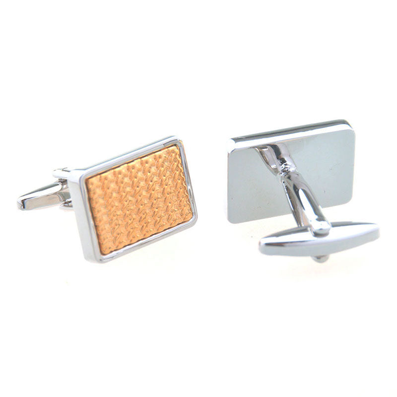Plain Colour Metal Cufflinks