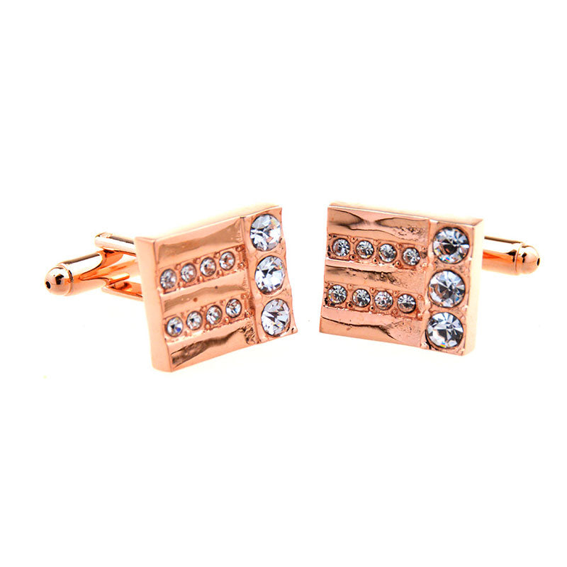 Crystal Zircon Cufflinks