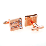 Crystal Zircon Cufflinks