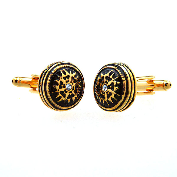 Grease Baking Paint Cufflinks