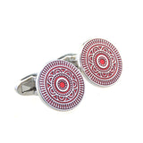 Enamel Dropping Glue Cufflinks