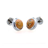 Shells Agate Cufflinks