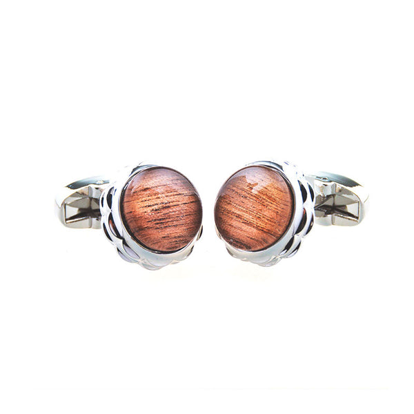 Cateye Glass Cufflinks
