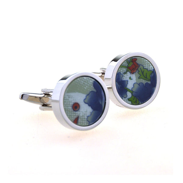 Shells Agate Cufflinks
