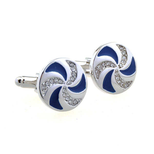 Crystal Zircon Cufflinks