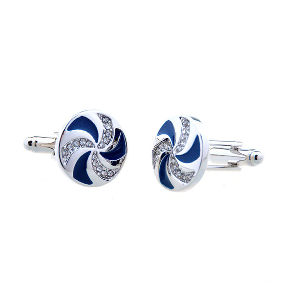 Crystal Zircon Cufflinks