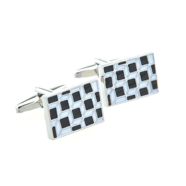 Enamel Dropping Glue Cufflinks