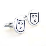 Enamel Dropping Glue Cufflinks