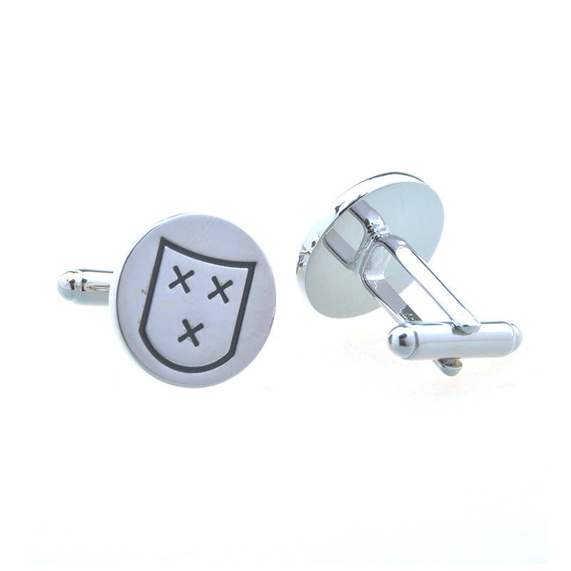 Enamel Dropping Glue Cufflinks