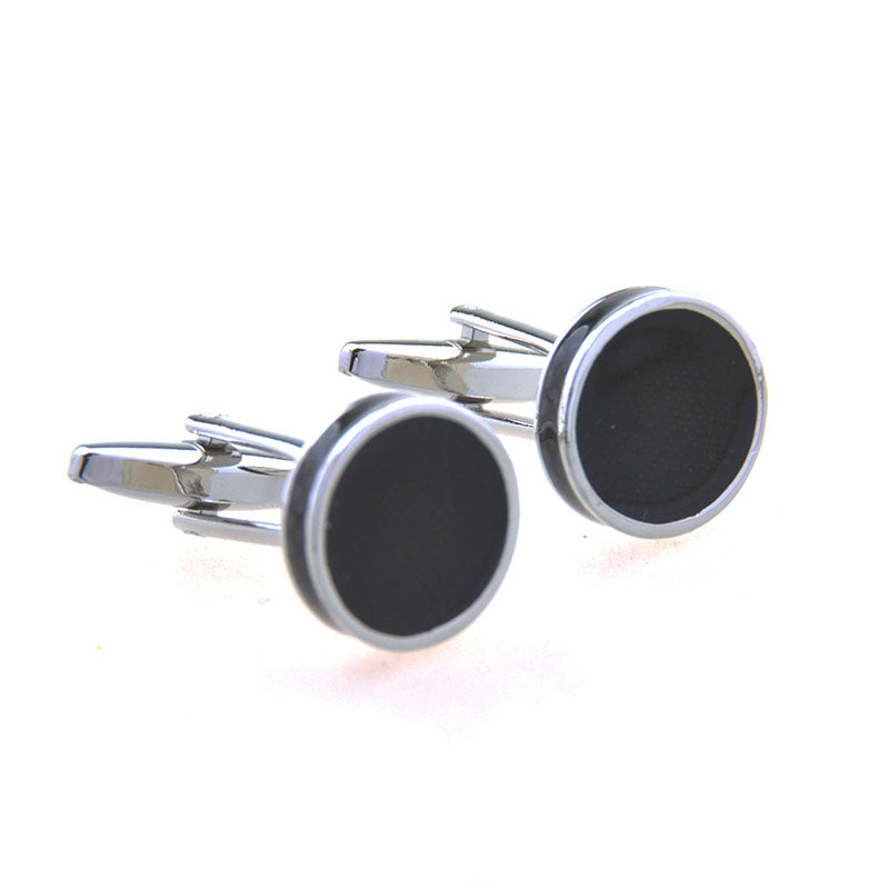Enamel Dropping Glue Cufflinks