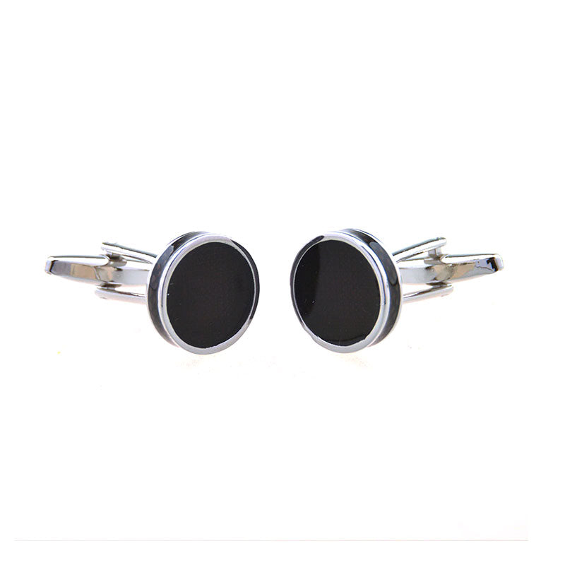 Enamel Dropping Glue Cufflinks