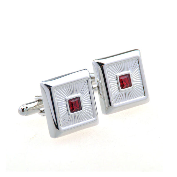 Crystal Zircon Cufflinks