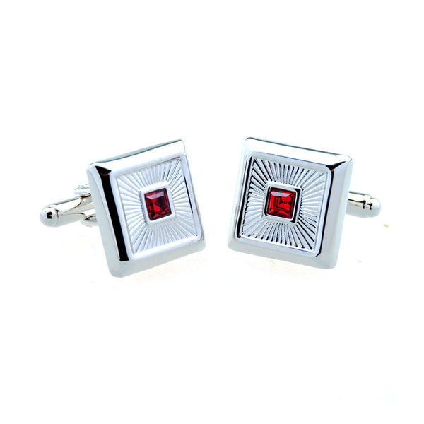 Crystal Zircon Cufflinks