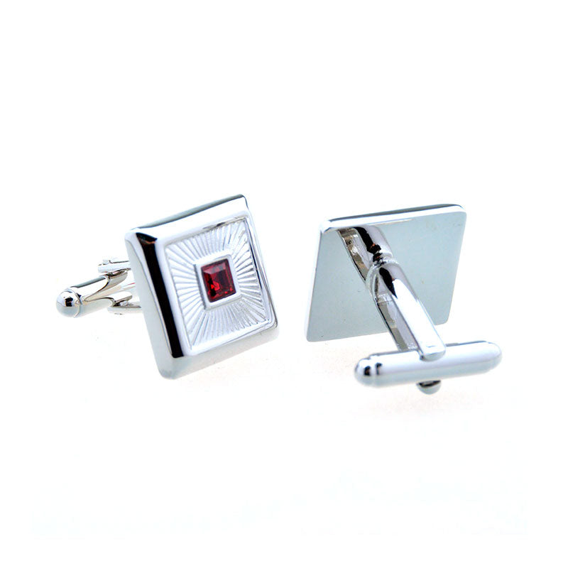 Crystal Zircon Cufflinks