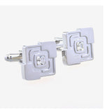 Crystal Zircon Cufflinks