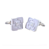 Crystal Zircon Cufflinks