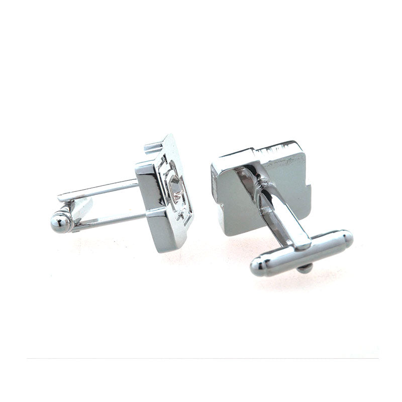 Crystal Zircon Cufflinks