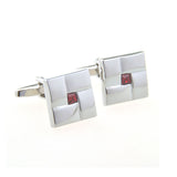 Crystal Zircon Cufflinks
