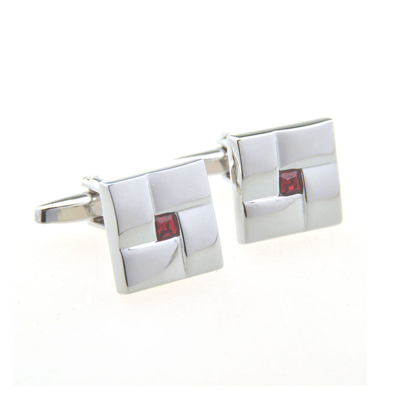 Crystal Zircon Cufflinks