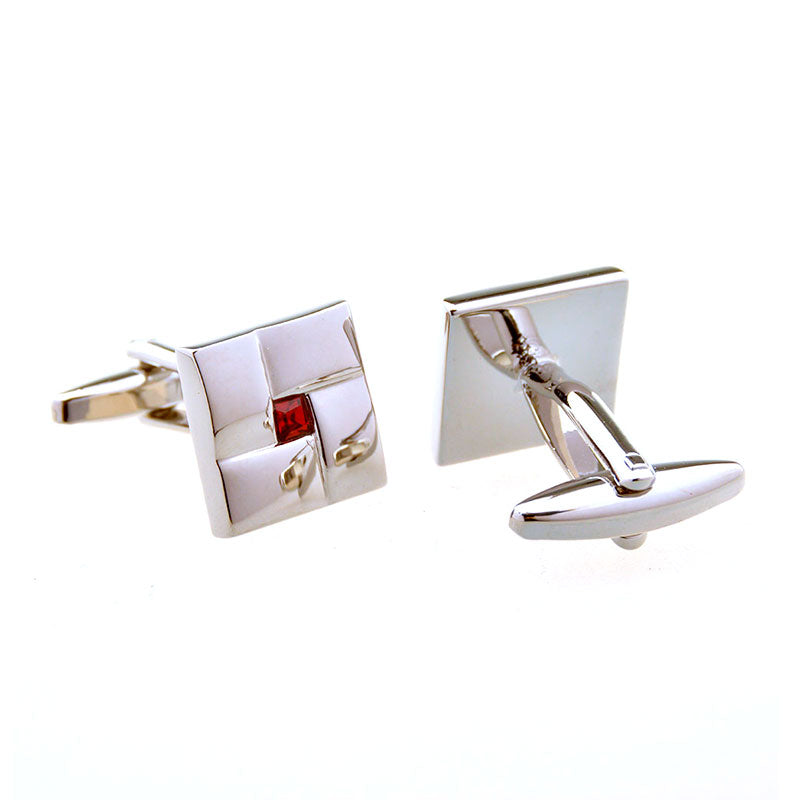 Crystal Zircon Cufflinks