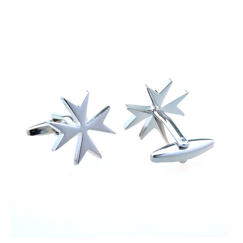 Plain Colour Metal Cufflinks