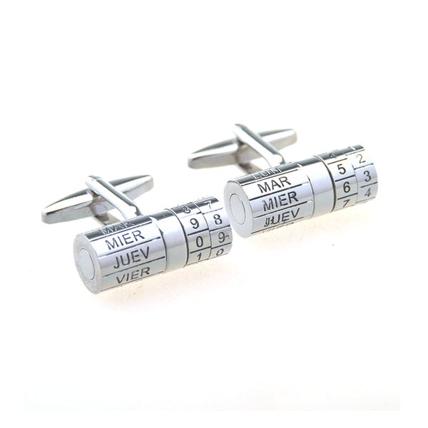 Plain Colour Metal Cufflinks