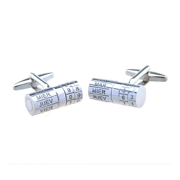 Plain Colour Metal Cufflinks