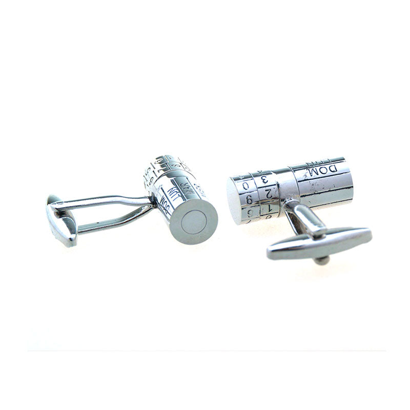Plain Colour Metal Cufflinks