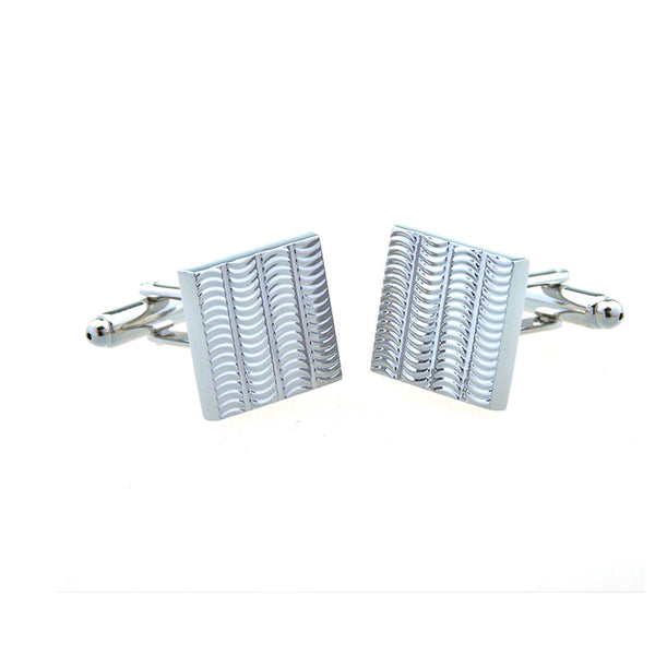 Plain Colour Metal Cufflinks