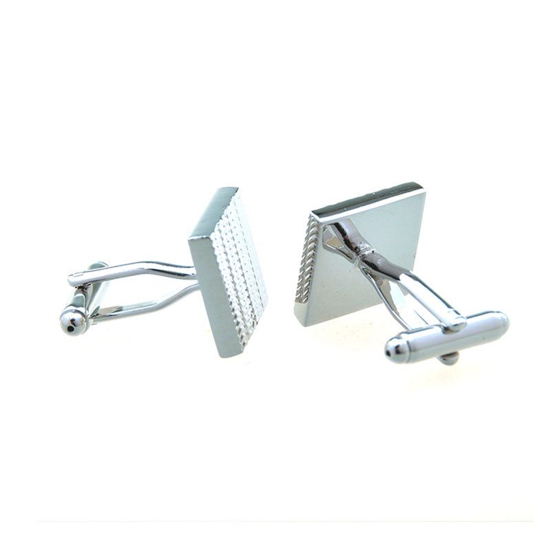 Plain Colour Metal Cufflinks